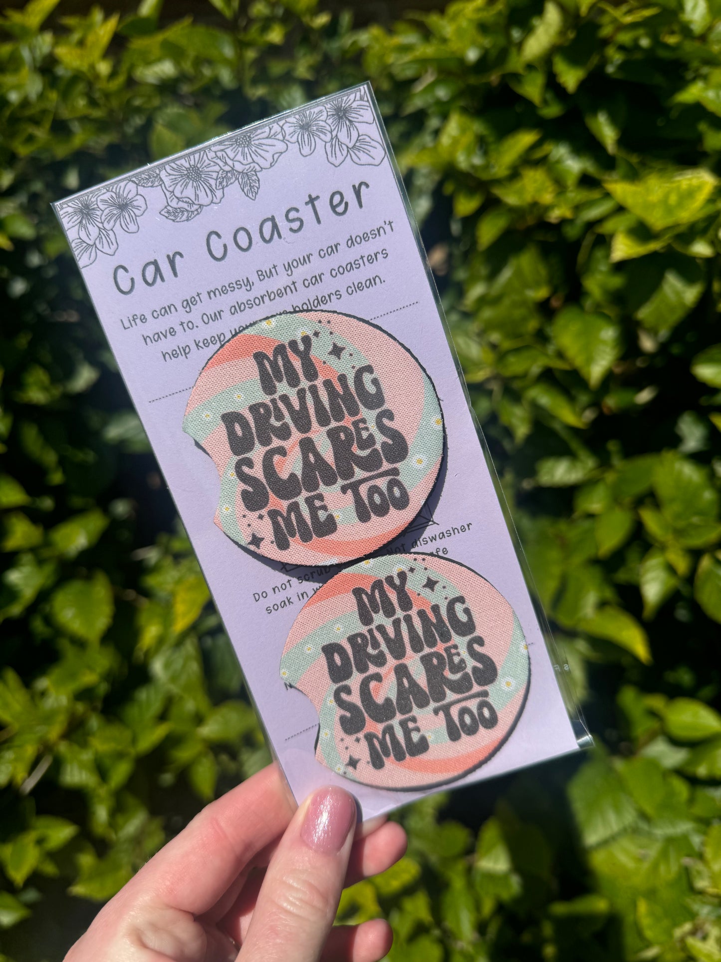 My driving scares me too