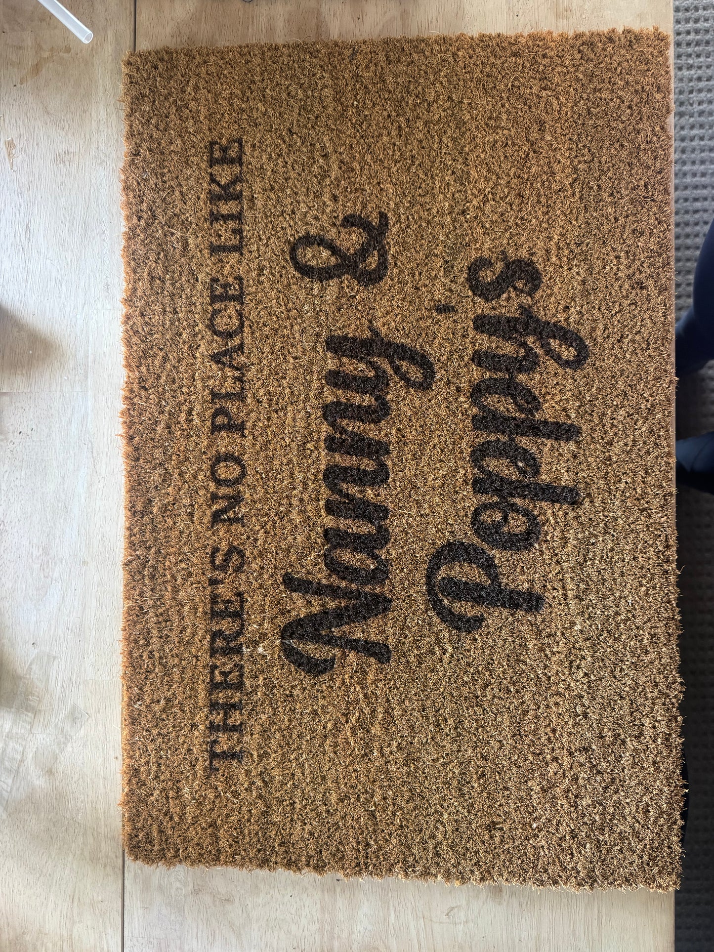 Personalised door mat