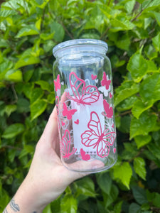 Pink butterflies