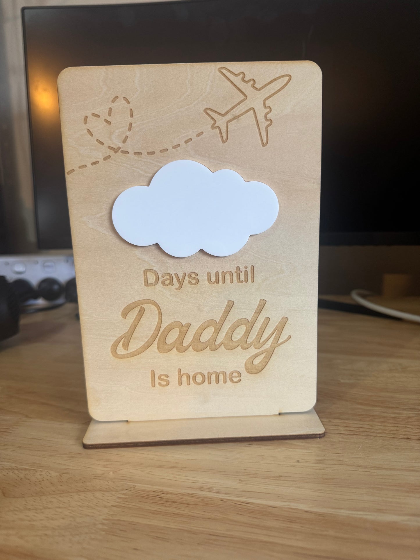 Days until daddy is home