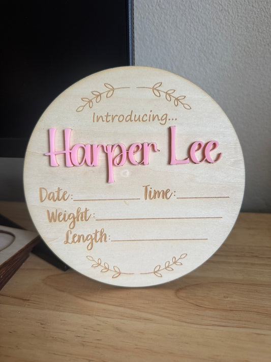Introducing….. plaque