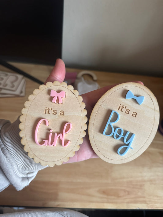 It’s a Boy/Girl plaque