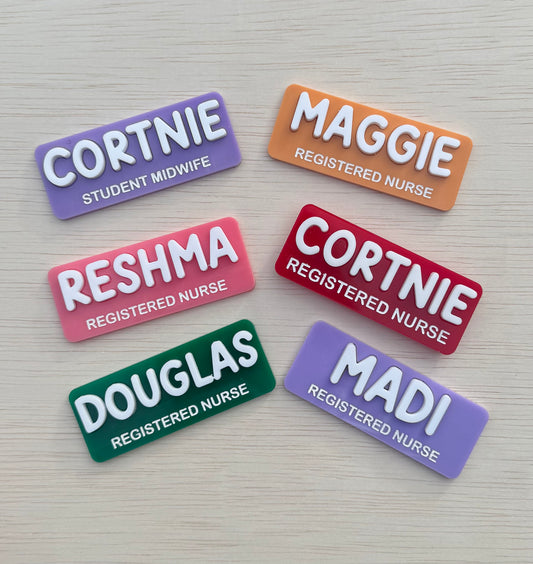 Name badges