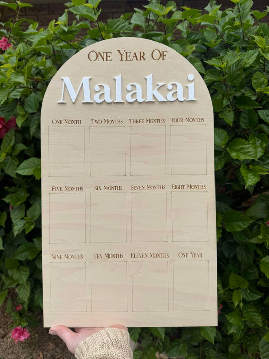 First Year Photo Board