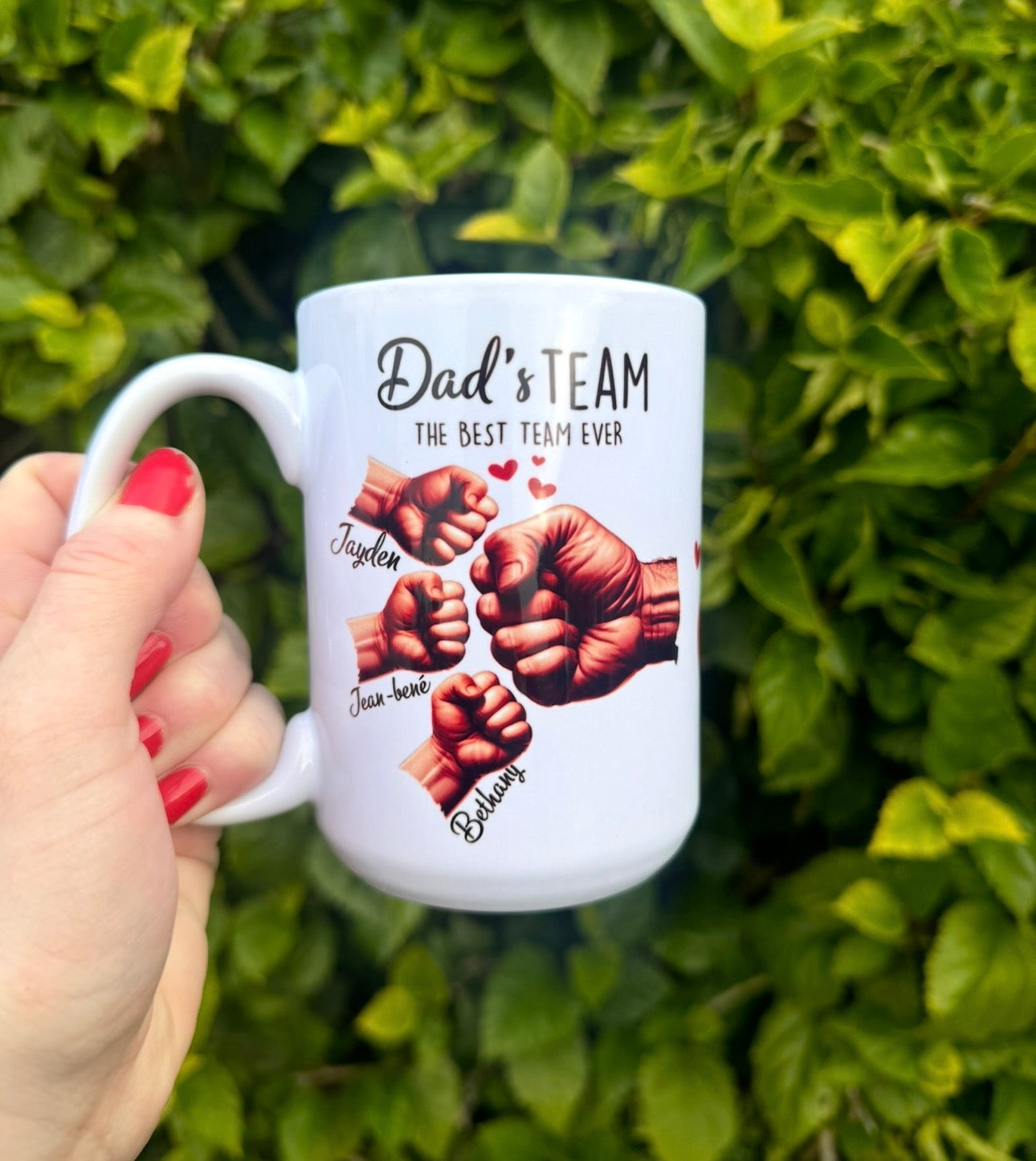 Dads team mug