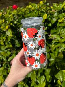 Strawberries & daisies