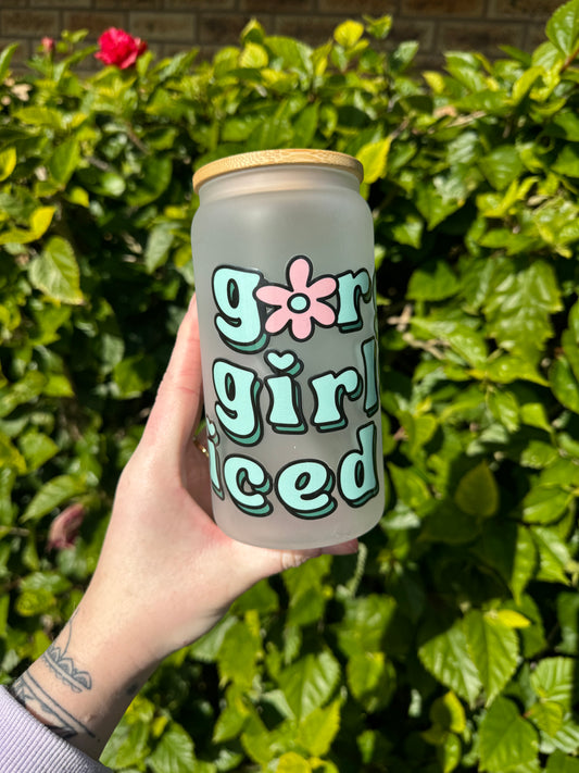 Gorgeous girls love iced coffee