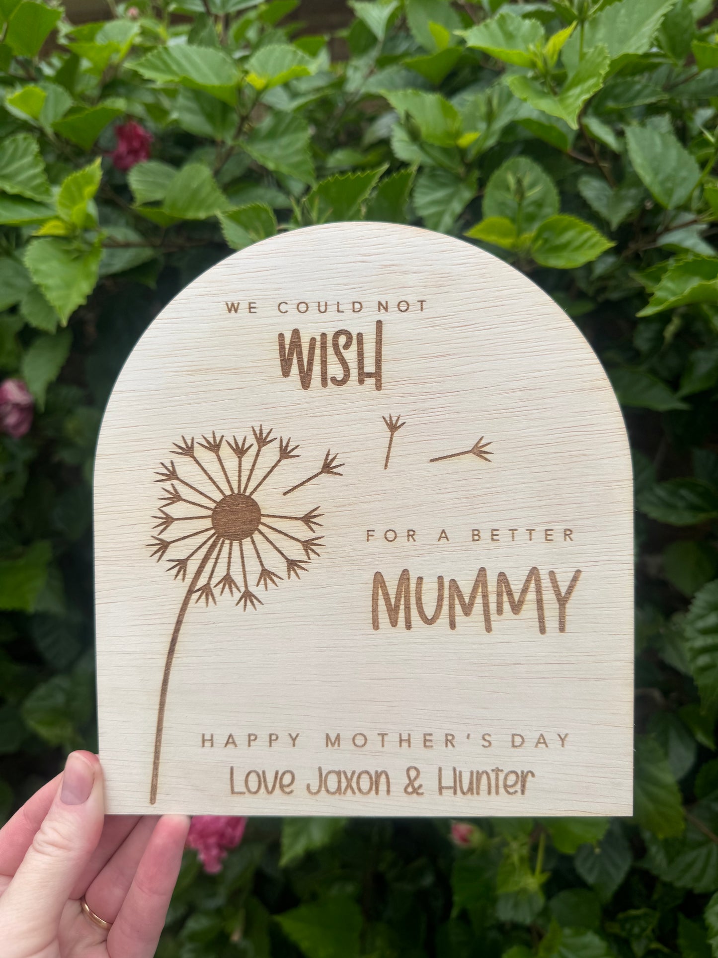Dandelion Wishes Plaque