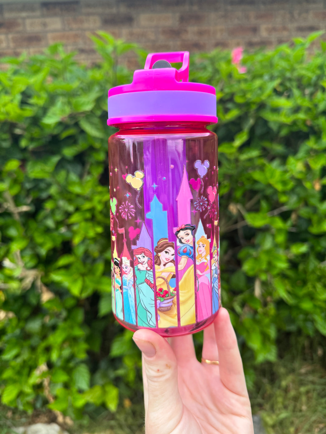 Princess castle kids drink bottle