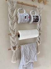 Load image into Gallery viewer, Cup, Paper towel &amp; Tea towel holder
